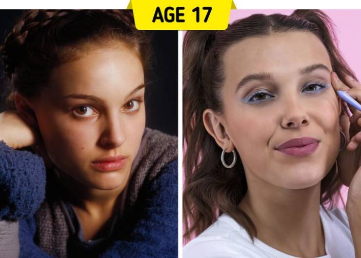 Natalie Portman and Millie Bobby Brown