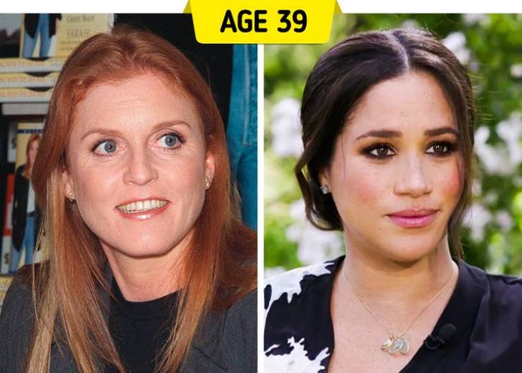 Sarah Ferguson and Meghan Markle