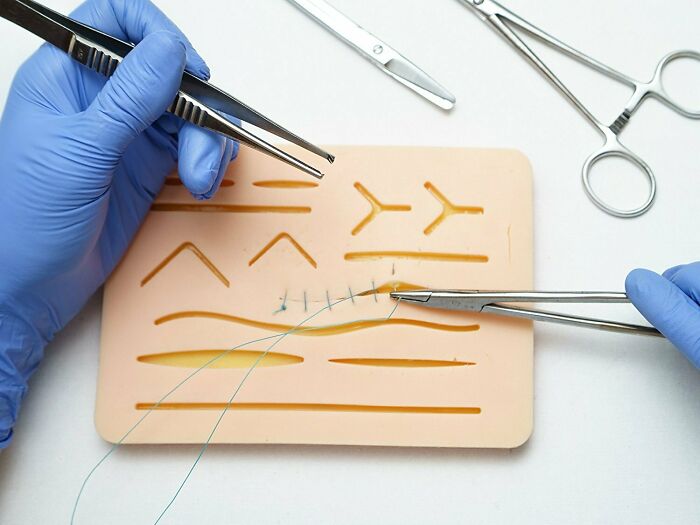 odd and interesting tools - suture kit - >