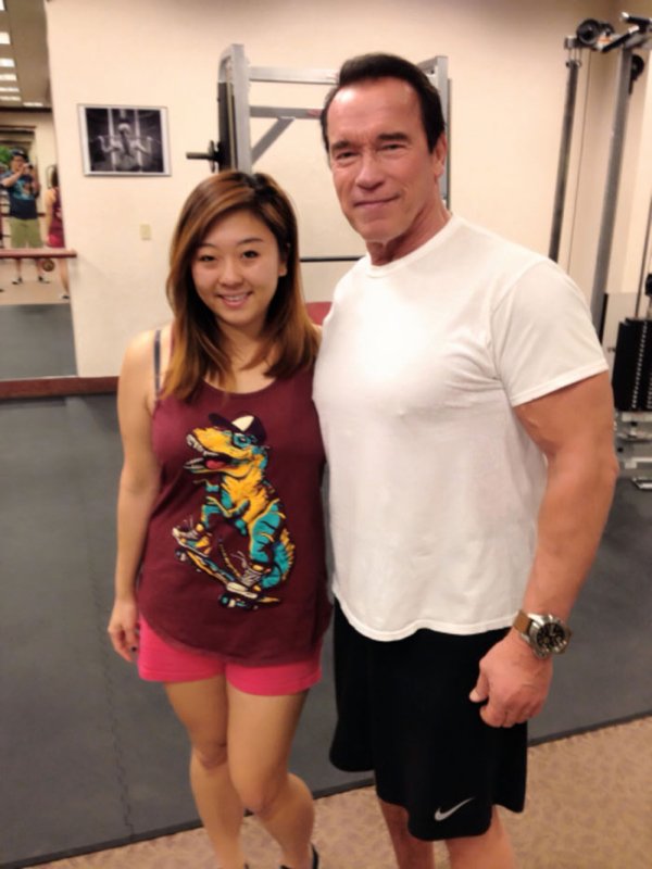 Met him at the gym. Gave me props for being female and doing frontal raises