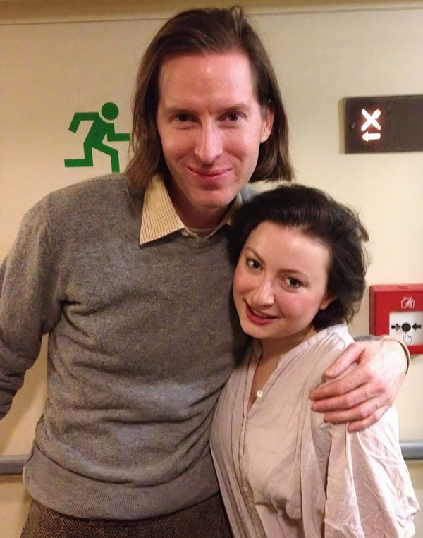 Last night i met, wes anderson. We were on a nighttrain to prag and had some drinks. we ended up in one waggon and were talking and getting softly wasted.