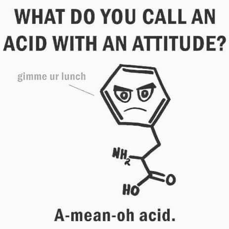 dietitian jokes - What Do You Call An Acid With An Attitude? gimme ur lunch Nh 0 Ameanoh acid.