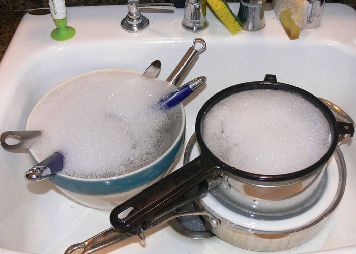 When my significant other "soaks dishes" before washing them.

The washing never happens.

Suprise, suprise.