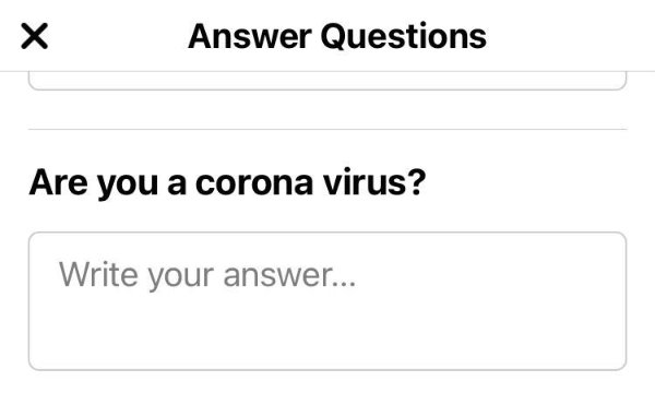 diagram - Answer Questions Are you a corona virus? Write your answer...