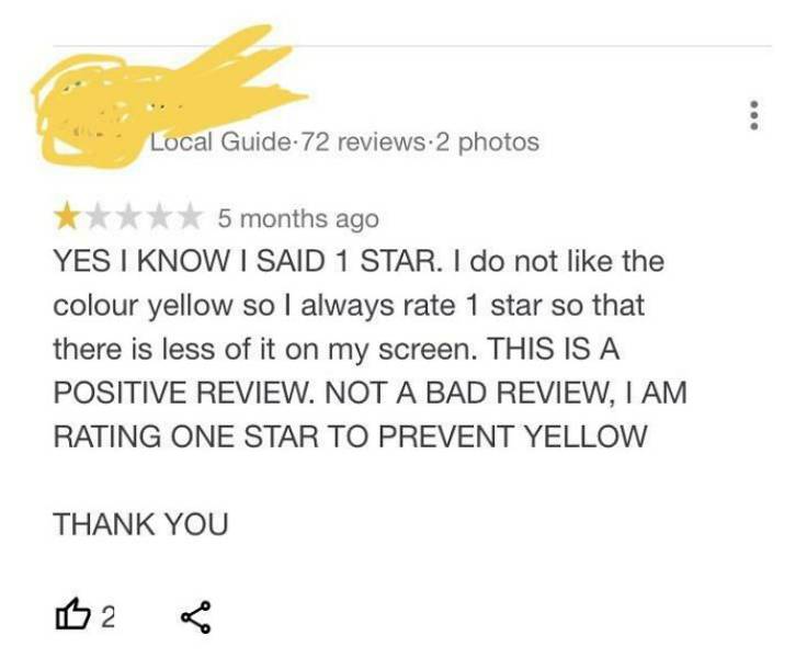 26 Reviews That Aren't Helping Anyone.