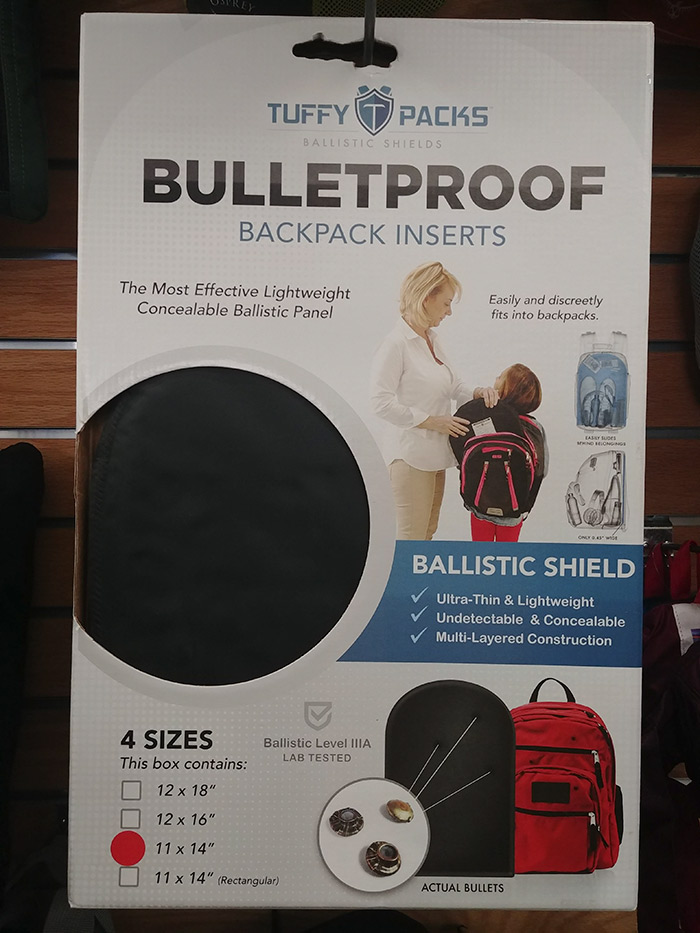 Bulletproof Inserts For A Kid’s Backpack