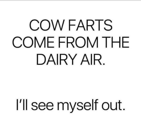 solano county library - Cow Farts Come From The Dairy Air. I'll see myself out.