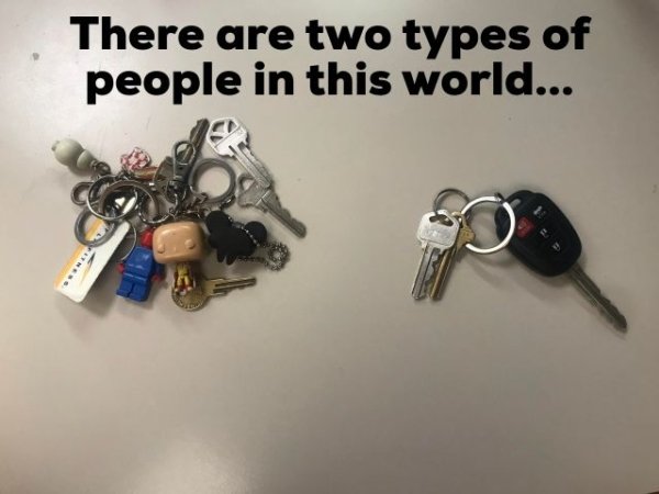 two types of people - 2 types of people meme - There are two types of people in this world...