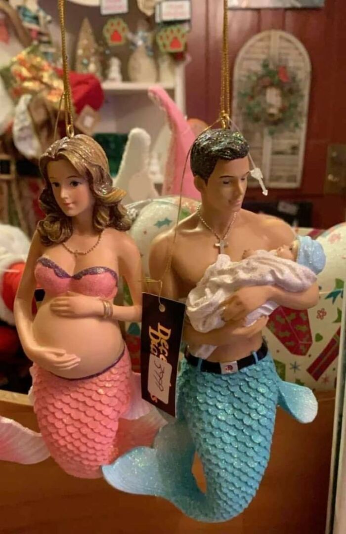 Pregnant, Christian Mermaids. Too Many Questions