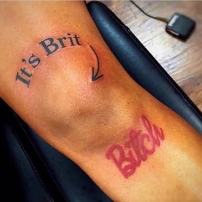 its brit knee - It's Bri Bitch