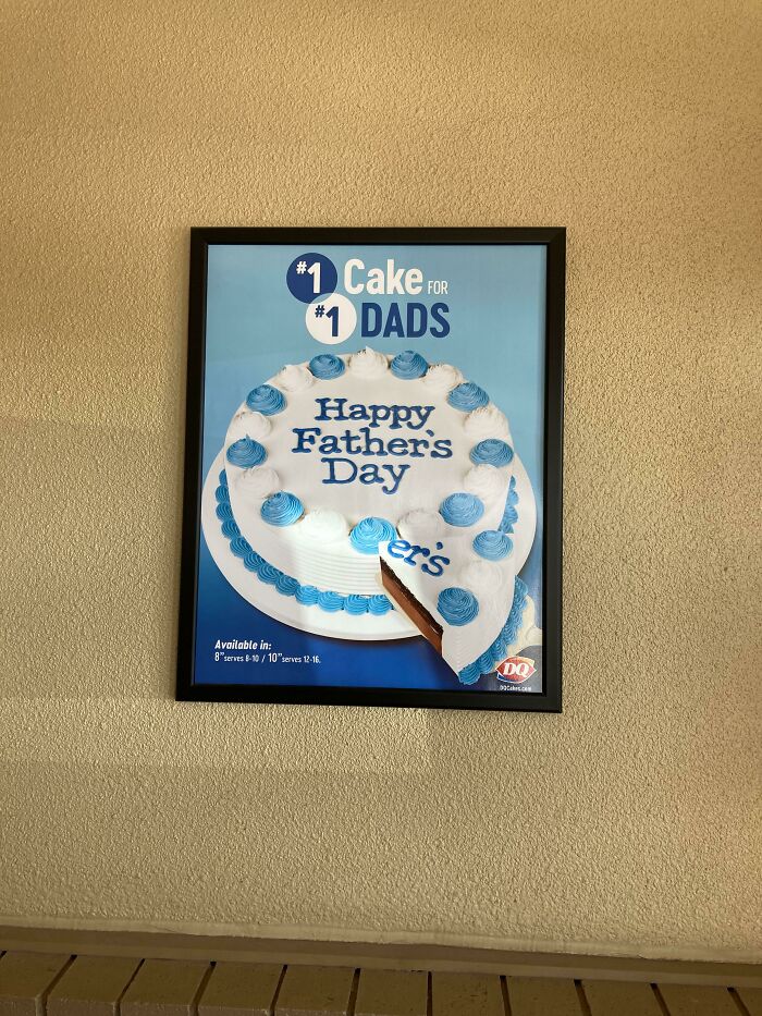 poster - Cake for Dads Happy Father's Day er's Available in 8 serves 810 10"serves 1216. Dq bes.com