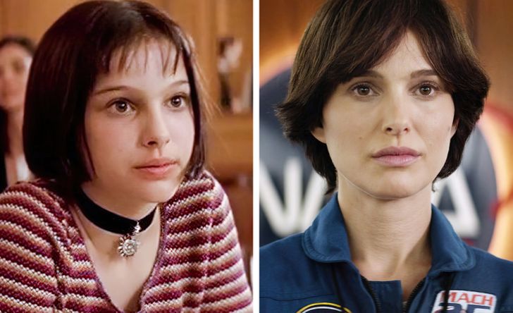 Natalie Portman: Léon (1994) — Lucy in the Sky (2019)