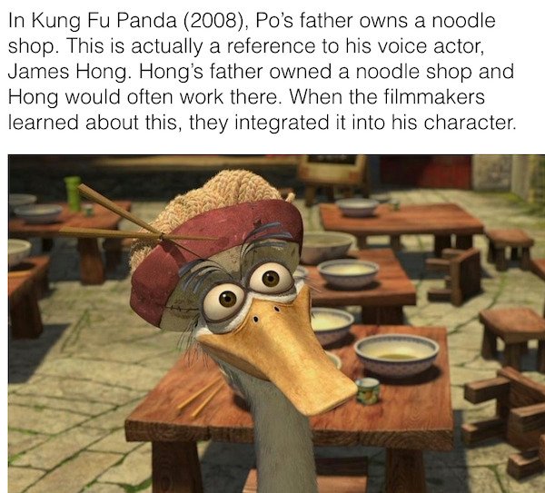 dating a filipino meme - In Kung Fu Panda 2008, Po's father owns a noodle shop. This is actually a reference to his voice actor, James Hong. Hong's father owned a noodle shop and Hong would often work there. When the filmmakers learned about this, they in
