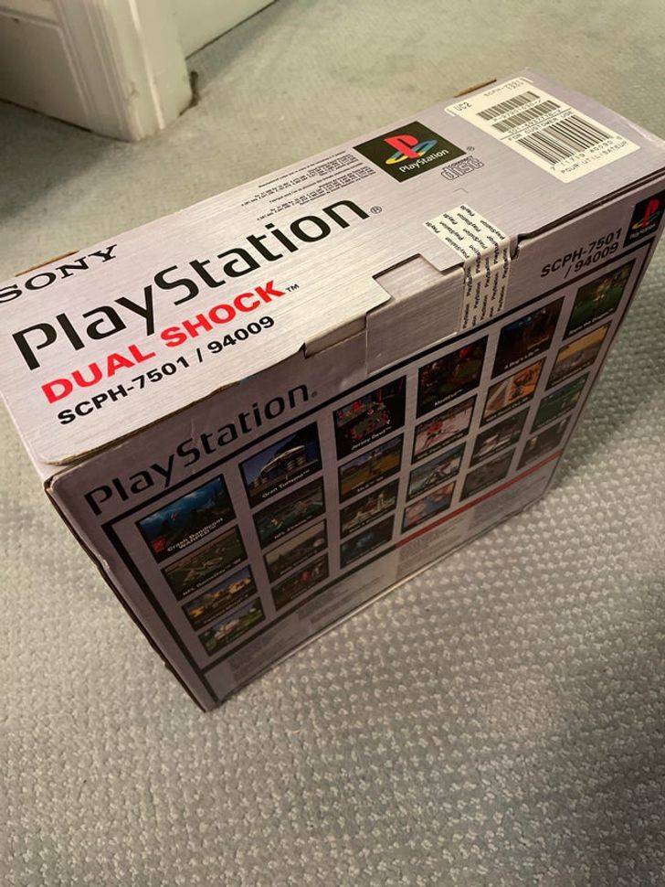 “Found an unopened PS1 in my grandfather’s attic!”
