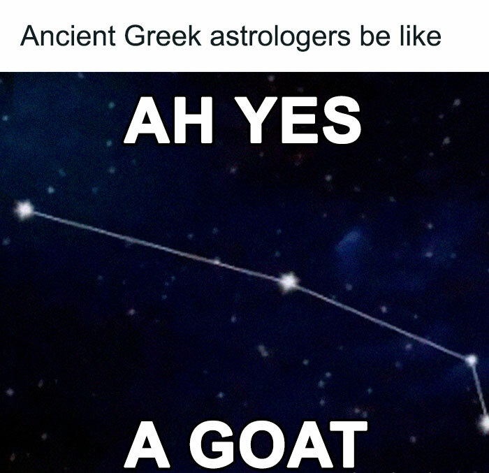 atmosphere - Ancient Greek astrologers be Ah Yes A Goat