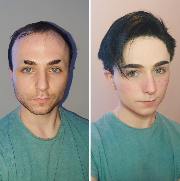 “I finally got a wig to give me more confidence when doing guy makeup looks.”