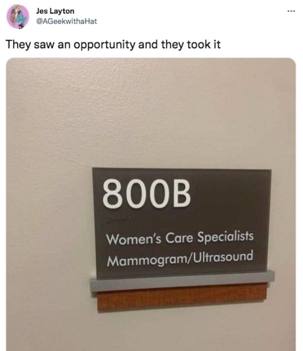 .. Jes Layton They saw an opportunity and they took it 800B Women's Care Specialists MammogramUltrasound