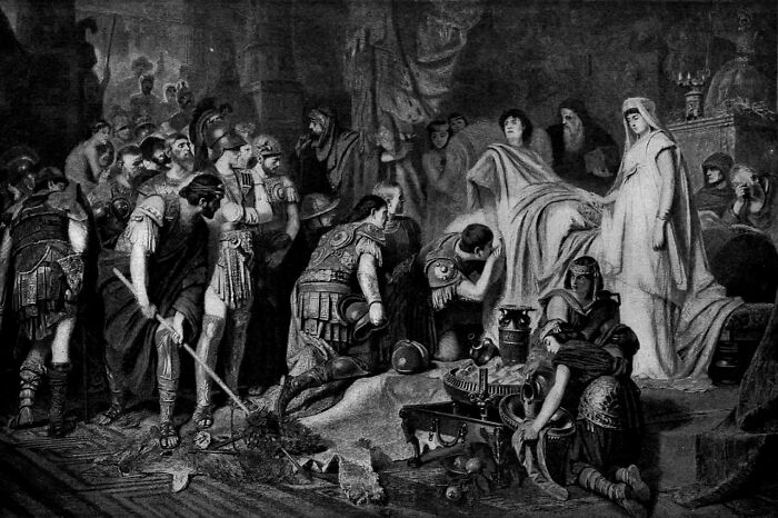 Centuries after Alexander the great's death, his tomb was a tourist attraction. Many of the roman emperors who visited the tomb left with souvenirs, effectively looting the monument. According to one account, Augustus Caesar tried to touch the 300 year old mummy, accidentally breaking its nose