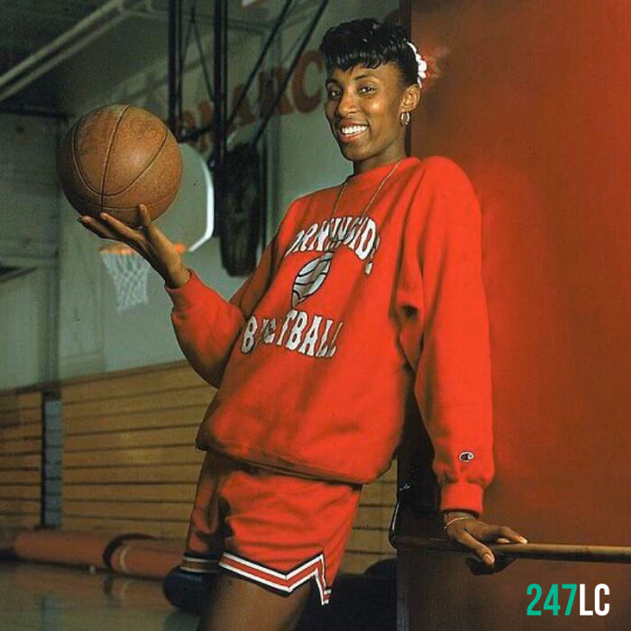 Lisa Leslie as a high school basketball player scored 101 points in 16 minutes of play. She shot 37 of 56 from the floor and 27 of 35 from the line. However, she did not break the record for women's points in a high school game because the other team's coach refused to play the second half