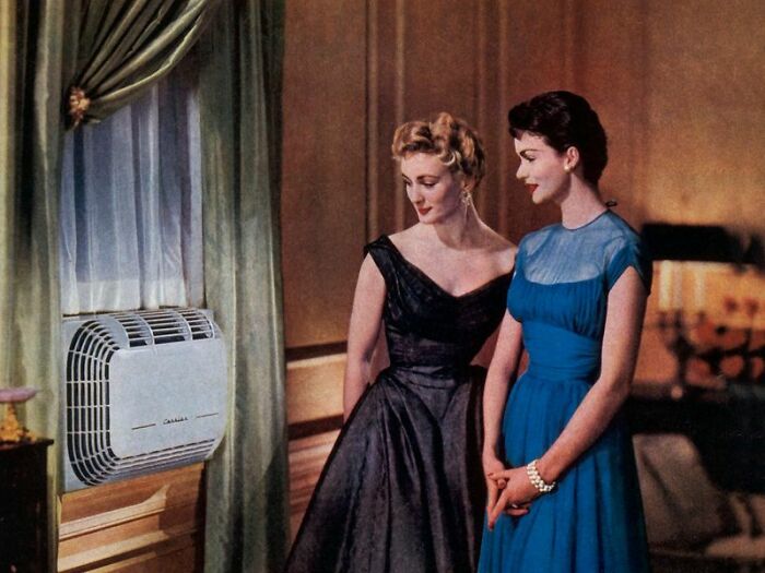 the modern air conditioner was invented by Willis Carrier not to cool people, but to reduce damaging humidity in a print shop
