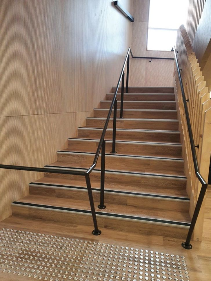 “New stairs in my school”