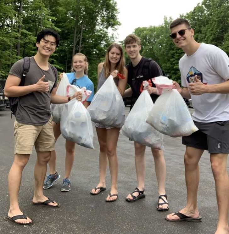 “Local river cleanup complete!”