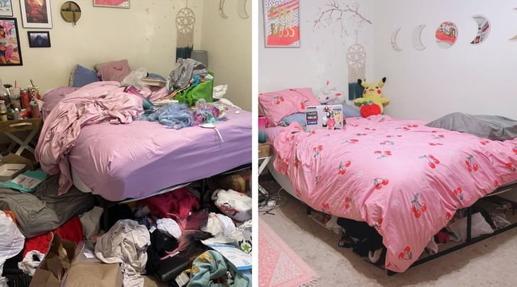 “I have some disabilities and struggle with my mental health. It took me hours but was able to clean my room the way I deserve.”