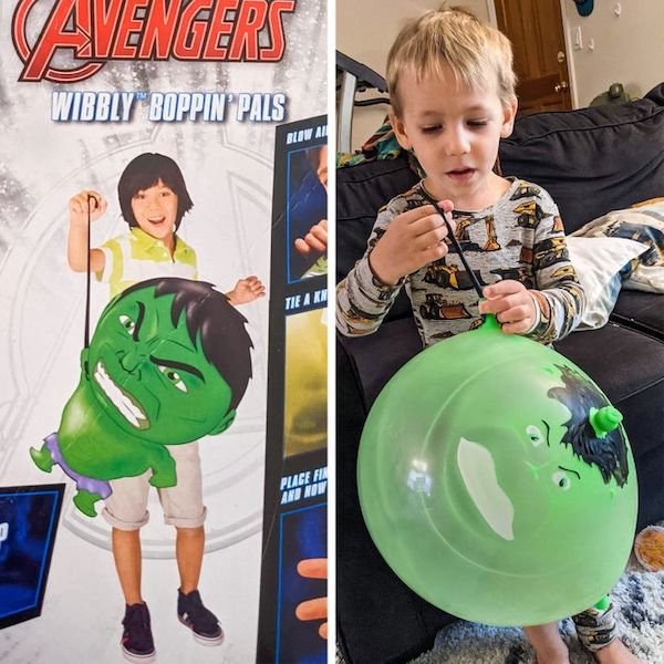 expectation vs reality - toddler - Cangers Wibbly Boppin Pals Mont Tie It Puge Fia Ann