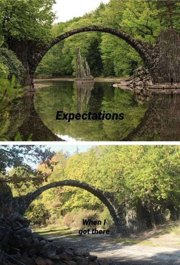 expectation vs reality - devils eye uk - Expectations When! got there