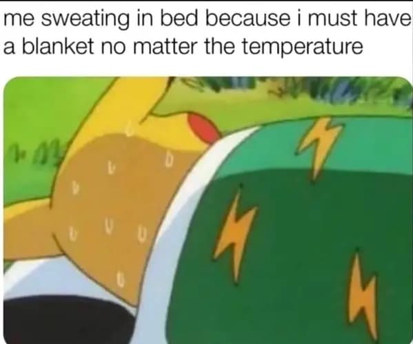 funny memes - relatable memes - dick better be hard and ready - me sweating in bed because i must have a blanket no matter the temperature 22 199 7 7