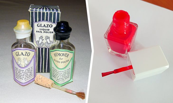 The first nail polish appeared in the 1920s. Until the 1940s, women didn’t paint their entire nail plates, they left the tip of the nail and the lunula nail polish free.