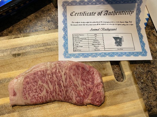 interesting pics - kobe beef - Certificate of Authenticity The barely peddwyd y Wap Bef The probele dad Animal Background An des 1. Mart Li Jep.al M Ny 1. Cros . an Shume