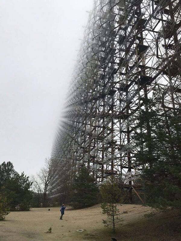 Russian radar structure.