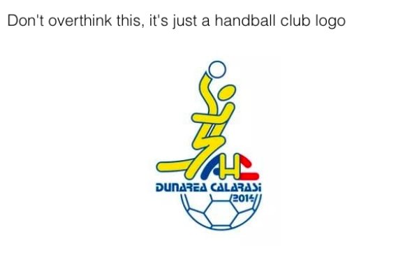diagram - Don't overthink this, it's just a handball club logo ta Dunarea Calarasi 20140