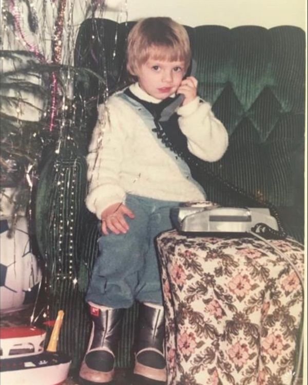 Sebastian Stan in Romania in 1986.