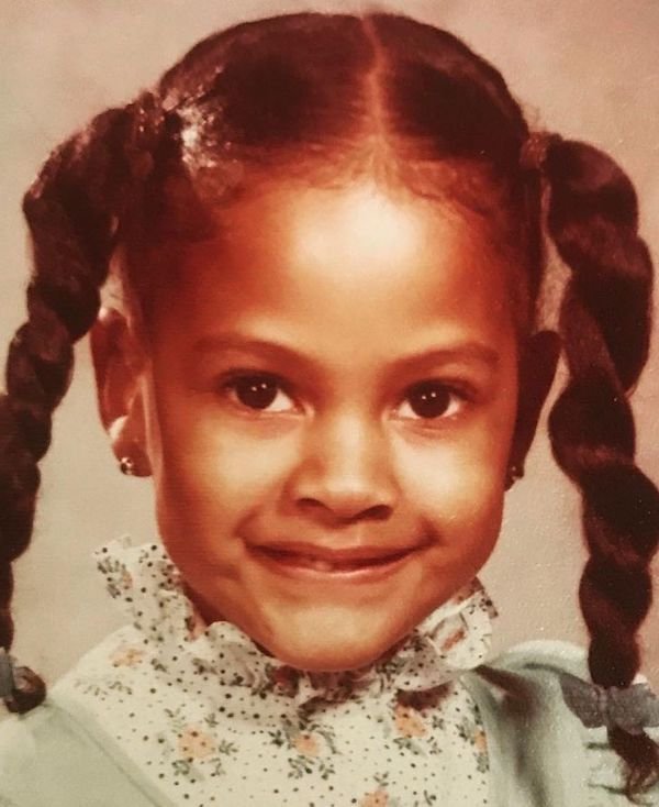 Ava DuVernay as a young girl.