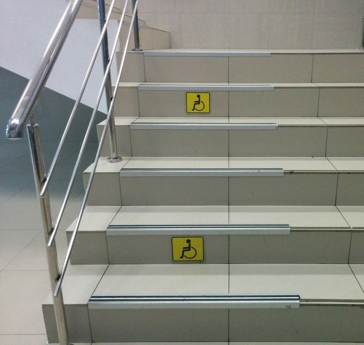 “Access for wheelchairs on the stairs?”