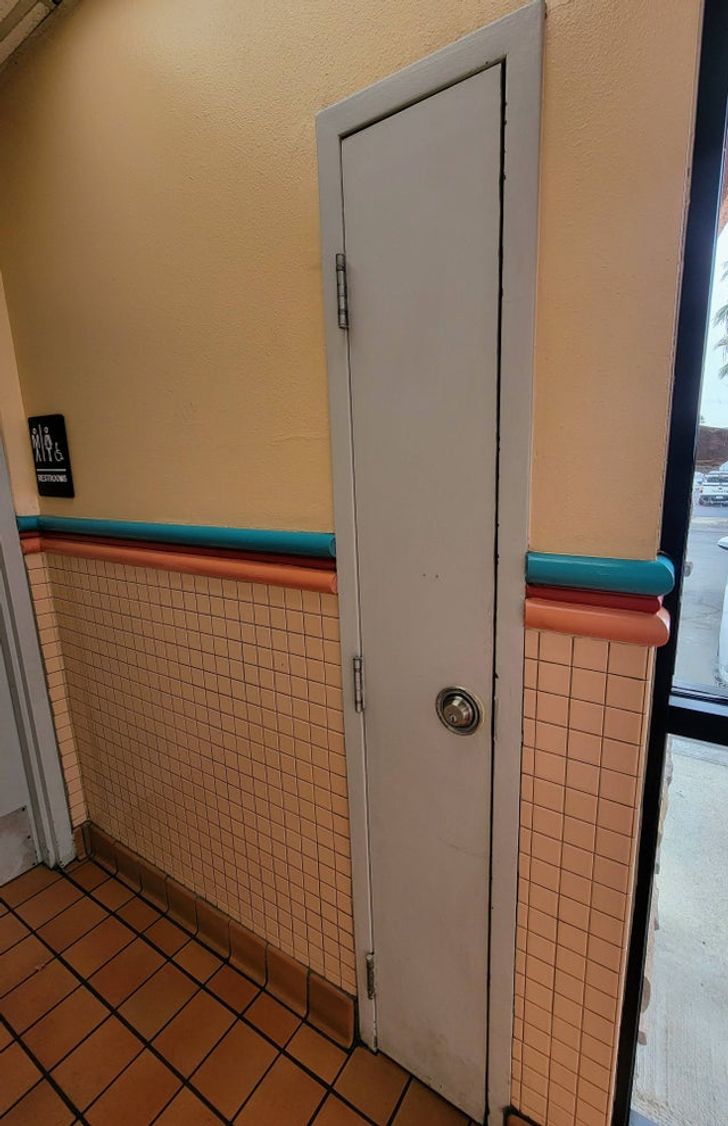 “This tiny lockable door in a Taco Bell.”