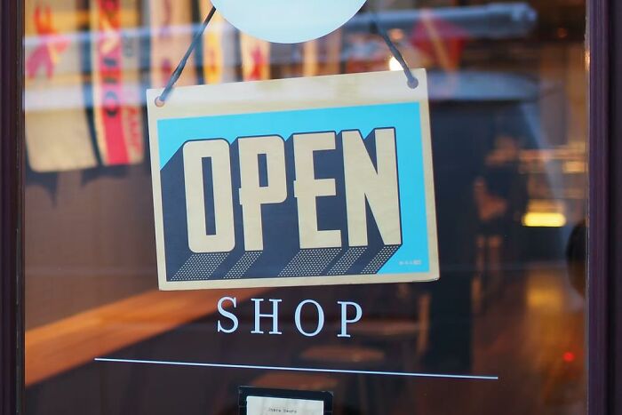 dumb rules and funny signs - open sign store - Open Shop