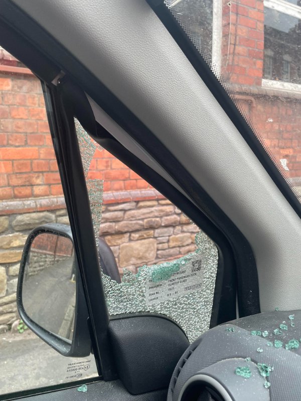 “Someone smashed my window, I replaced it, immediately happened again. Hadn’t even taken the sticker off yet.”