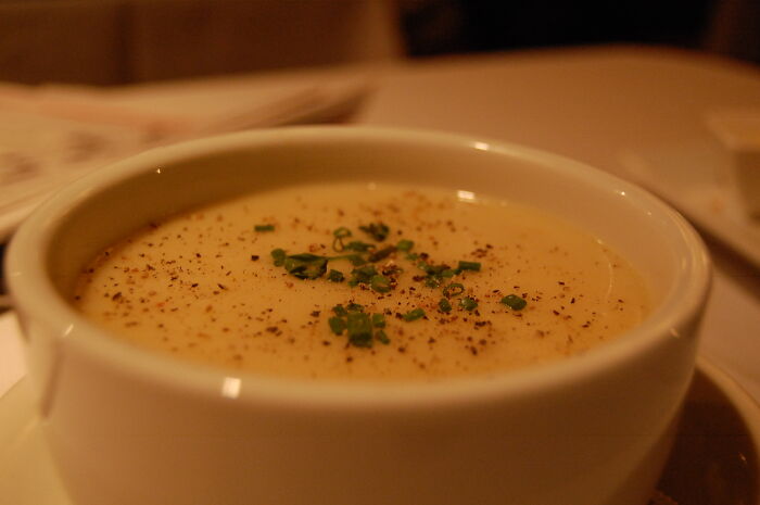 I stuck my hand in a bowl of soup simply because I hadn’t before.