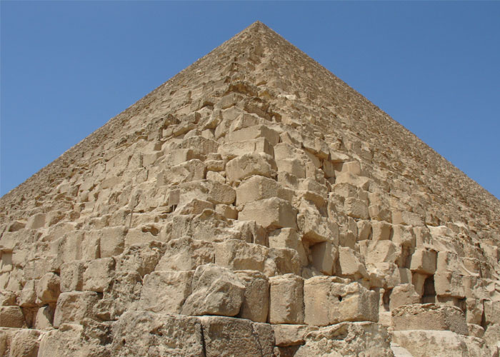 it took 4 people only 4 days to replicate a typical 2.5 tonne Block of the Great Pyramid, using the same tools found in an abandoned ancient quarry (copper chisels, wooden mallets, etc.)