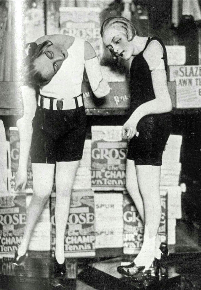 Two Wax Department Store Mannequins Melt During A Heat Wave In London, 1929