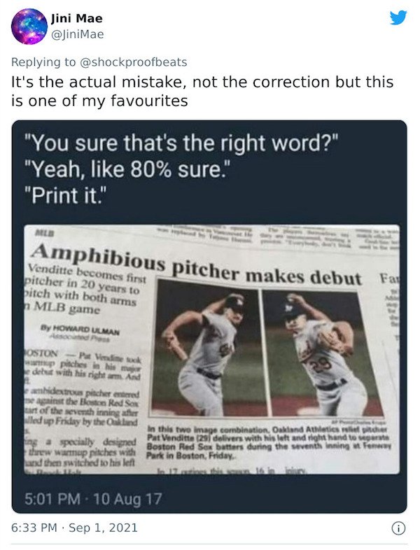 21 Absurd Newspaper Corrections.