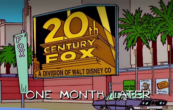 walt disney simpsons memes - 20. Bo Century Fox Ili m A Division Of Walt Disney Co Kasno Il One Month Later