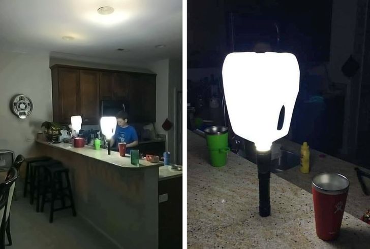 When you lose power, you can use empty translucent milk/water jugs to dramatically improve the light output from a flashlight. Works exceptionally well.