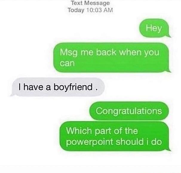 27 Texts People Weren't Expecting.
