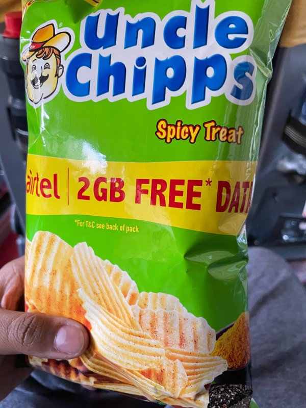 “4G data is so cheap in India that you get 2GB free with a ₹20 ($0.27) pack of chips.”