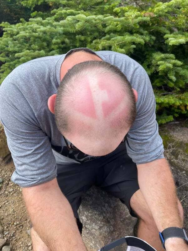 I wore a mesh hat on a 30-mile hike. Feeling like Aang today.
