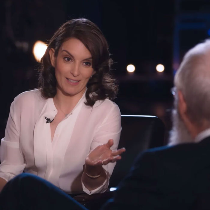 David Letterman: I'm not as dumb as I look.

Tina Fey: How could you be?